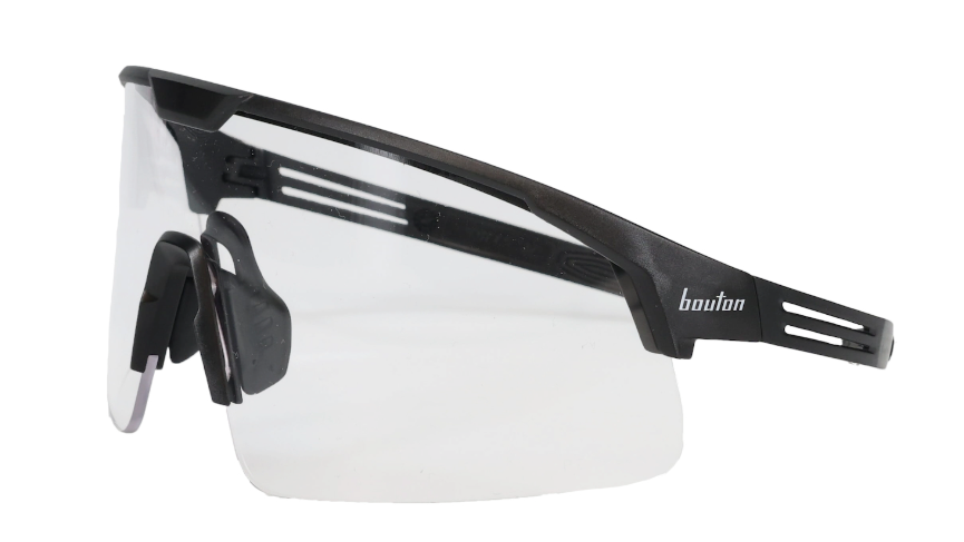 Site Boss Enhanced Coverage Half-Frame Safety Glasses, with Black Frame and Clear FogLess® 3Sixty™ Lens Coating  250-41-0520