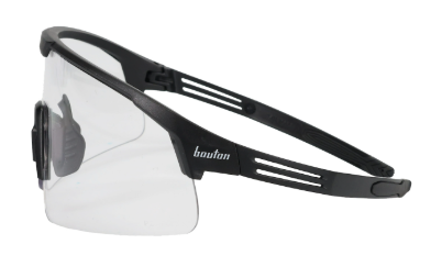 Site Boss Enhanced Coverage Half-Frame Safety Glasses, with Black Frame and Clear FogLess® 3Sixty™ Lens Coating  250-41-0520