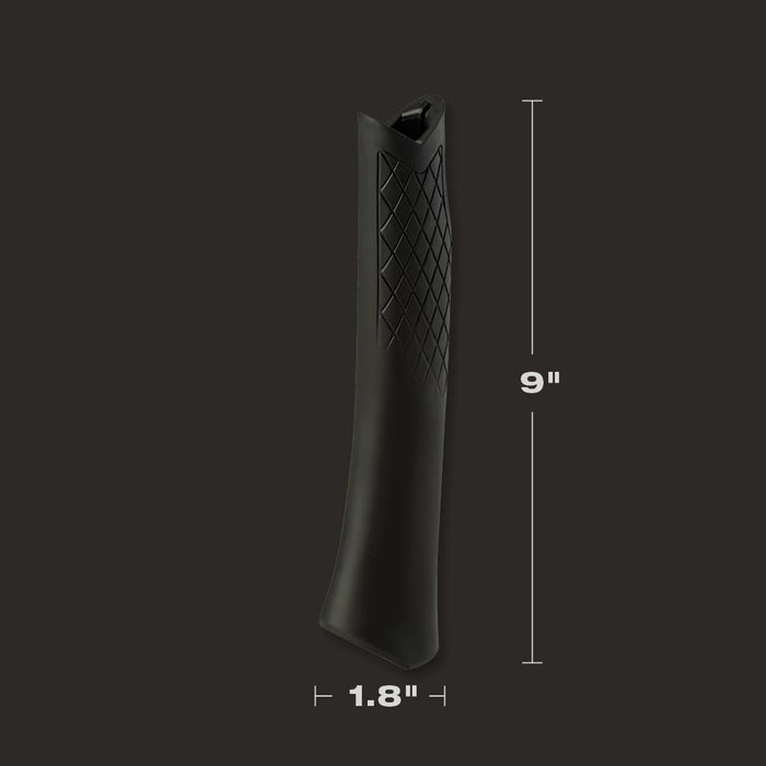 STILETTO BLACK CRVD REPL GRIP TBRG-BL