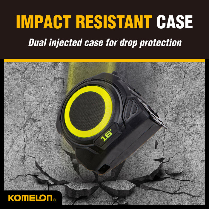 Komelon 25' x 1" True Control Tape Measure