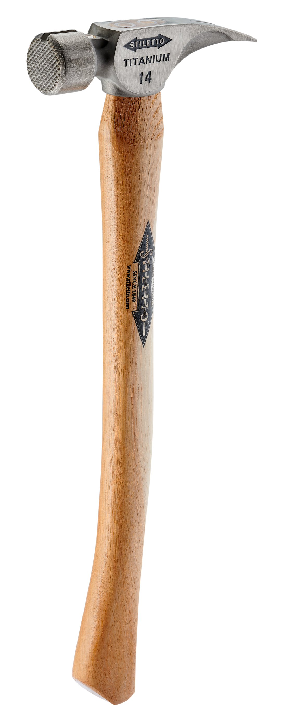 STILETTO 14oz Milled/Curved Hickory Hammer