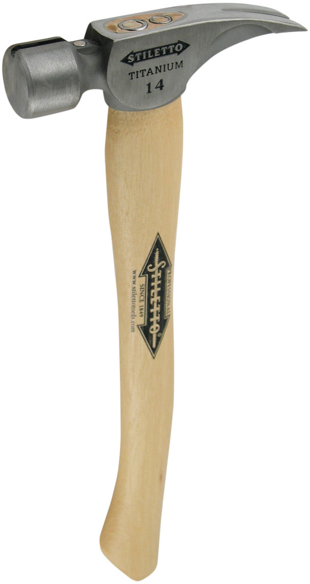 STILETTO 14oz Smooth/Curved 16" Hickory Hammer