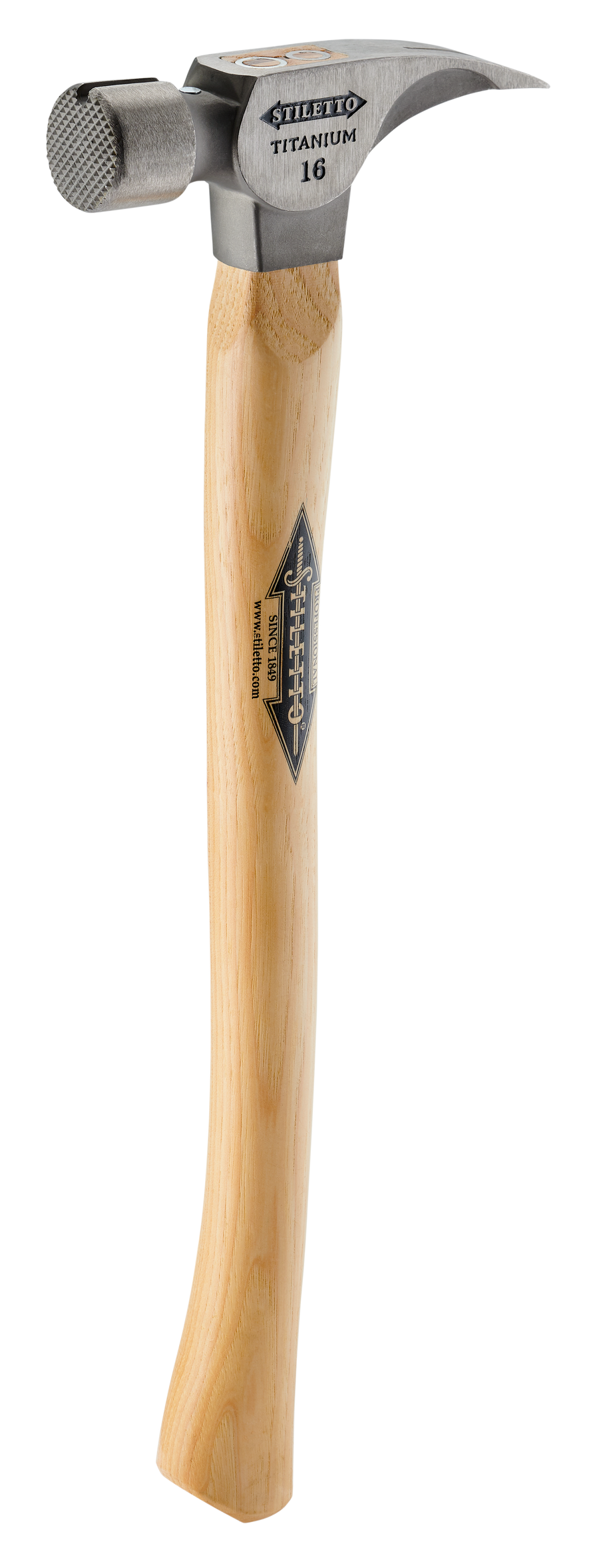 STILETTO 16oz Milled/Curved Hickory Hammer