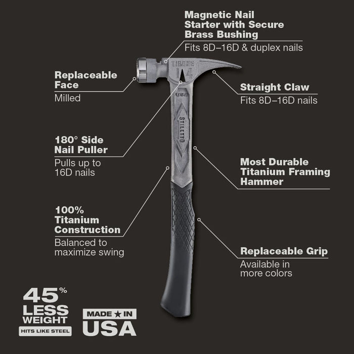 STILETTO STL TIBONE 14 Ham Milled Curved TIB14RMC