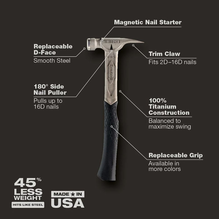 Milwaukee Tools STILETTO TRIMBONE HAMMER SM/CRVD TRMB Q4