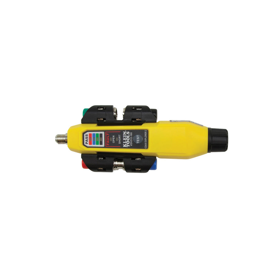 KLEIN TOOLS Cable Tester, Coax EXPLORER® 2 Tester w/ Remote Kit