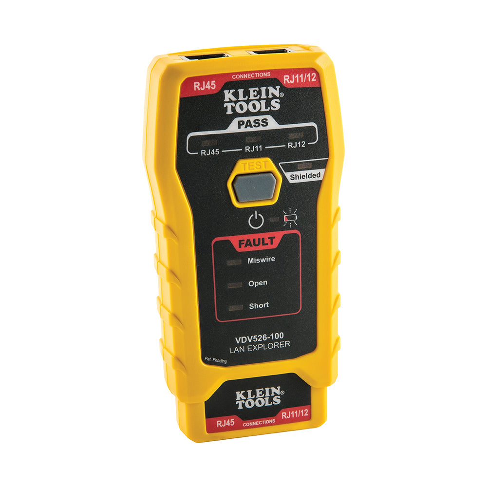 KLEIN TOOLS Network Cable Tester, LAN EXPLORER® Data Cable Tester w/ Remote