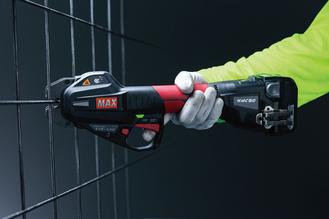 WMC80 MAX Cordless Wire Mesh Cutter: Cuts W1.4 (10GA.) up to W8 (2/0.5GA) mesh