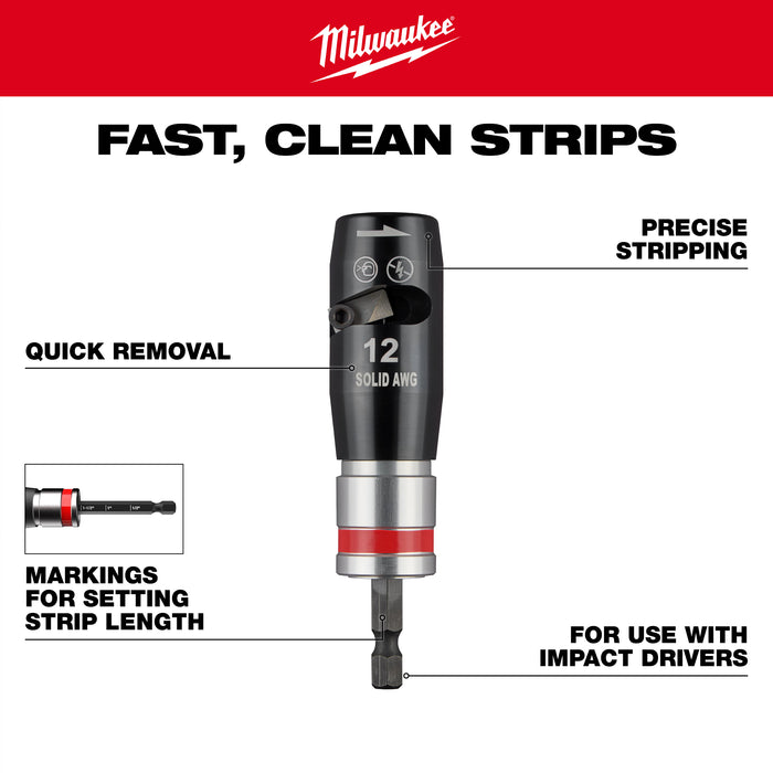 Milwaukee 14 Solid AWG Wire Stripper 48-32-6404