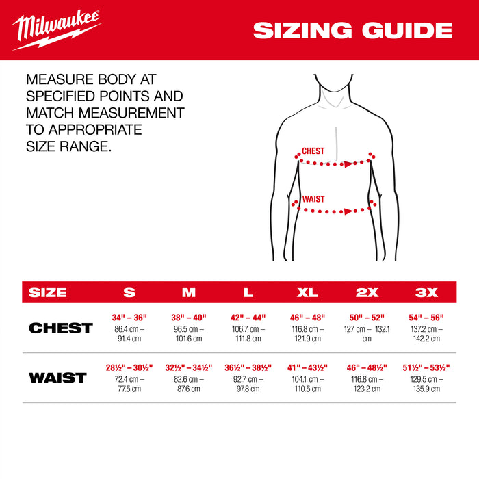 Milwaukee WORKSKIN Hooded Shirt Orange S M550A-S