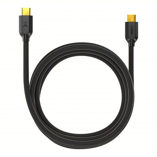 NOCO USB-C Cable 240W: Type C End 1, Type C End 2, Black, 6 ft Lg, 3.1 USB Specification, USB Cable