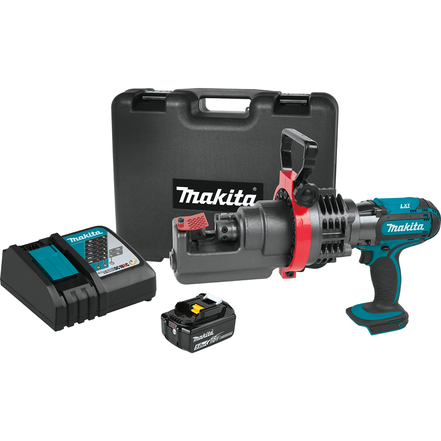 Makita XVR02T 18V LXT Lithium-Ion Brushless Cordless Rivet Tool Kit5 0ah