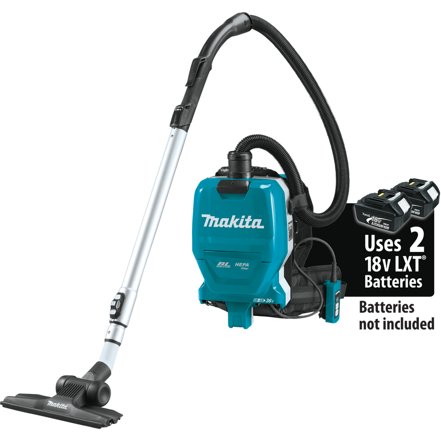 MAKITA 36V (18V X2) LXT® 1/2 Gallon HEPA Filter Backpack Dry Vacuum (Tool Only)