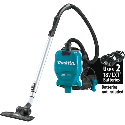MAKITA 36V (18V X2) LXT® 1/2 Gallon HEPA Filter Backpack Dry Vacuum (Tool Only)