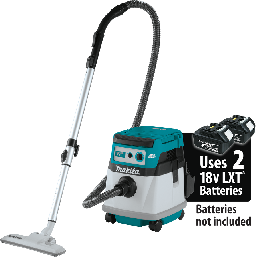 MAKITA 36V (18V X2) LXT® 4 Gallon Wet/Dry Dust Extractor/Vacuum (Tool Only)