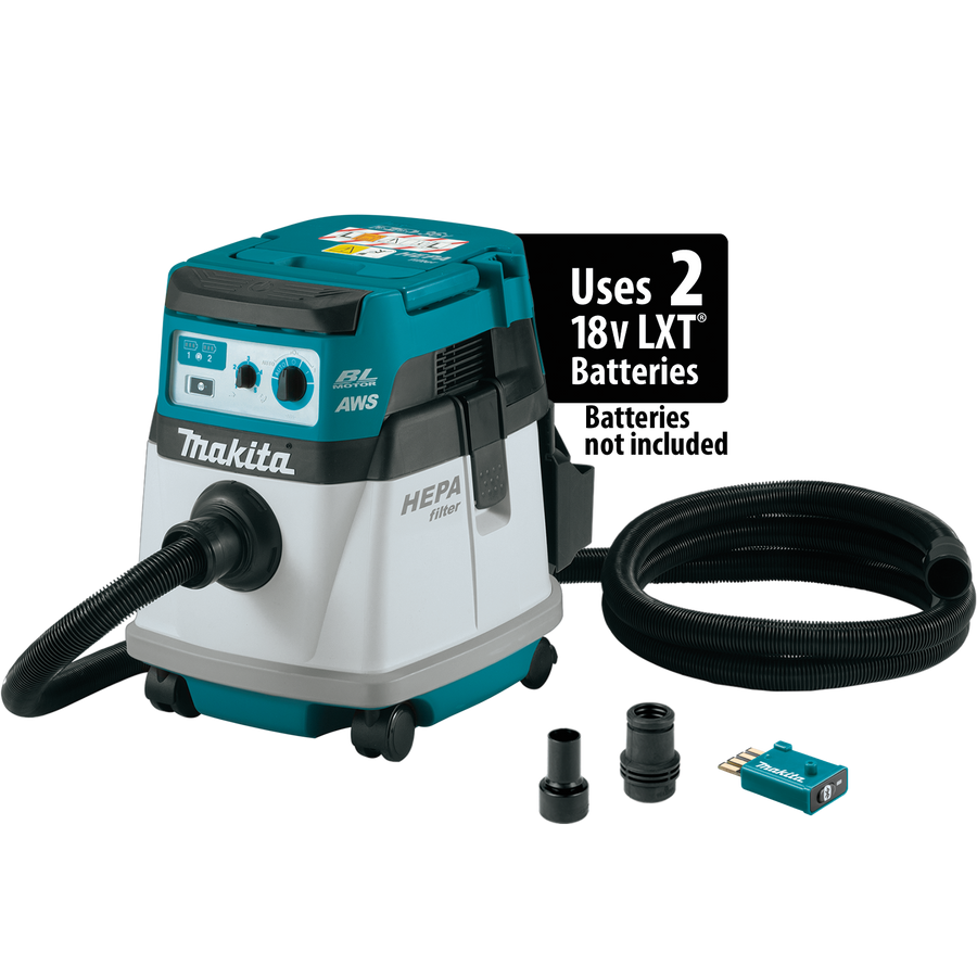MAKITA 36V (18V X2) LXT® 4 Gallon HEPA Filter Dry Dust Extractor/Vacuum (Tool Only)