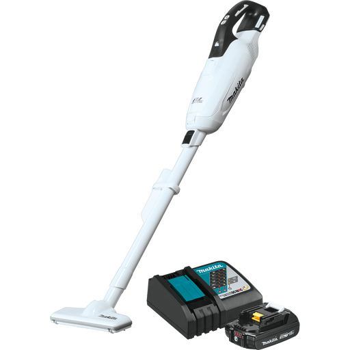 MAKITA 18V LXT® Compact 3‑Speed Vacuum, w/ Push Button & Dust Bag Kit