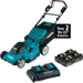 MAKITA 36V (18V X2) LXT® 19" Self‑Propelled Lawn Mower Kit w/ 4 Batteries