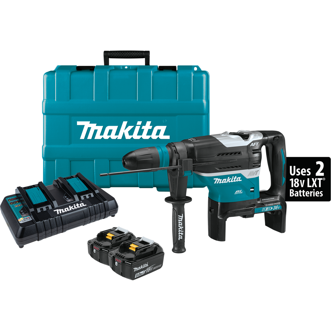 MAKITA 36V (18V X2) LXT® 1‑9/16" SDS‑MAX Advanced AVT® Rotary Hammer Kit