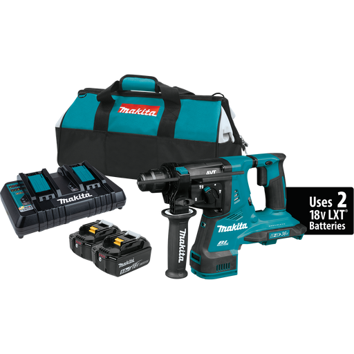 MAKITA 36V (18V X2) LXT® 1‑1/8" SDS‑PLUS AVT® Rotary Hammer Kit