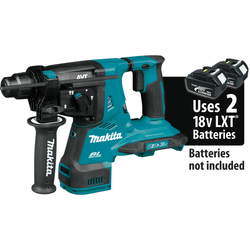 MAKITA 36V (18V X2) LXT® 1‑1/8" SDS‑PLUS AVT® Rotary Hammer (Tool Only)