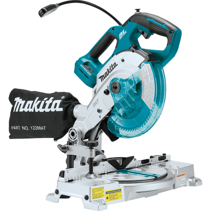 MAKITA 18V LXT® 6‑1/2" Compact Dual‑Bevel Compound Miter Saw w/ Laser (Tool Only)