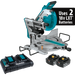 MAKITA 36V (18V X2) LXT® 10" Dual‑Bevel Sliding Compound Miter Saw w/ Laser Kit