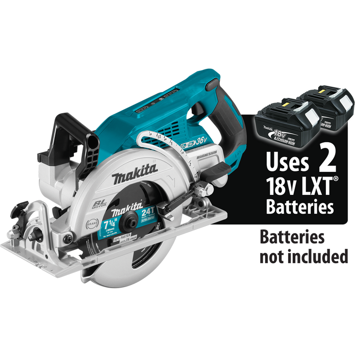 MAKITA 36V (18V X2) LXT® Rear Handle 7‑1/4" Circular Saw (Tool Only)