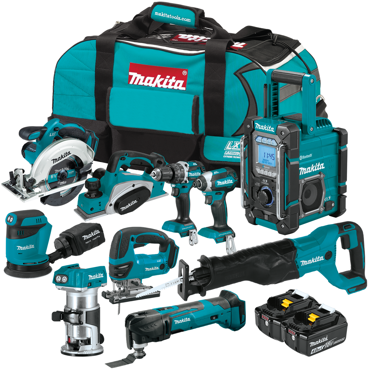 MAKITA 10 18V LXT® Wood Working Combo Kit — The Power Tool Store