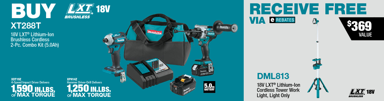 MAKITA 18V LXT® 2 PC. Combo Kit