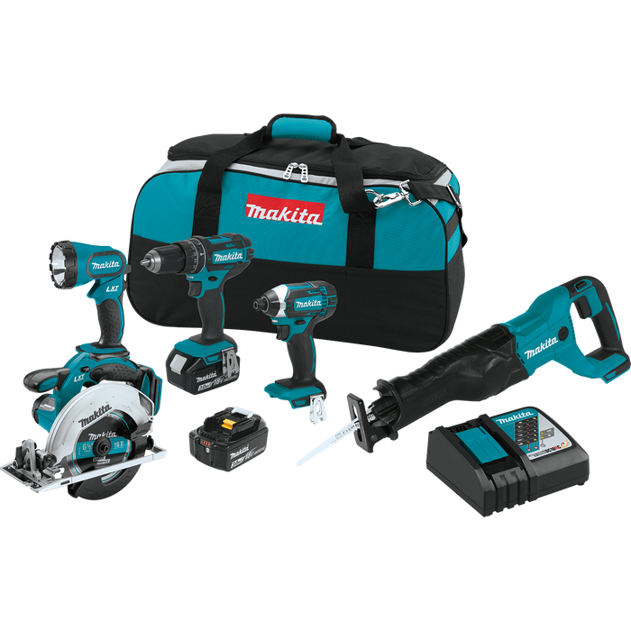 MAKITA 18V LXT® 5 PC. Combo Kit