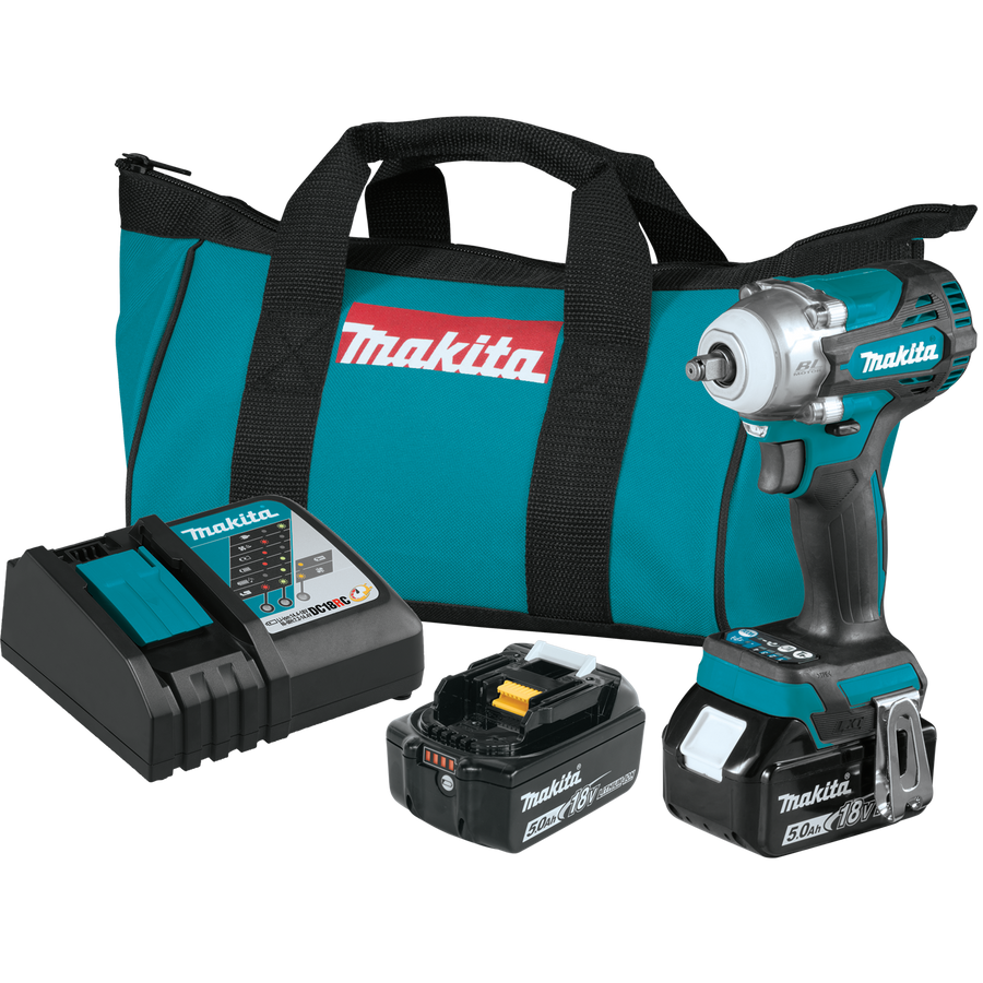 MAKITA 18V LXT® 4‑Speed 3/8" Sq. Drive Impact Wrench w/ Friction Ring Anvil Kit