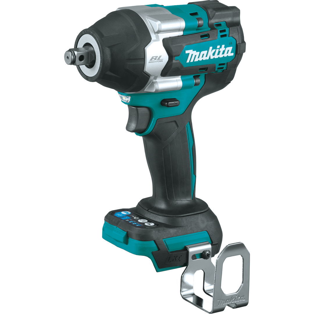 MAKITA 18V LXT® 4‑Speed Mid‑Torque 1/2" Sq. Drive Impact Wrench w/ Friction Ring Anvil (Tool Only)