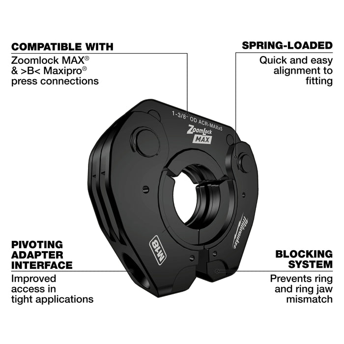Milwaukee 3/4" MAX PRESS RING 49-16-2655ZX