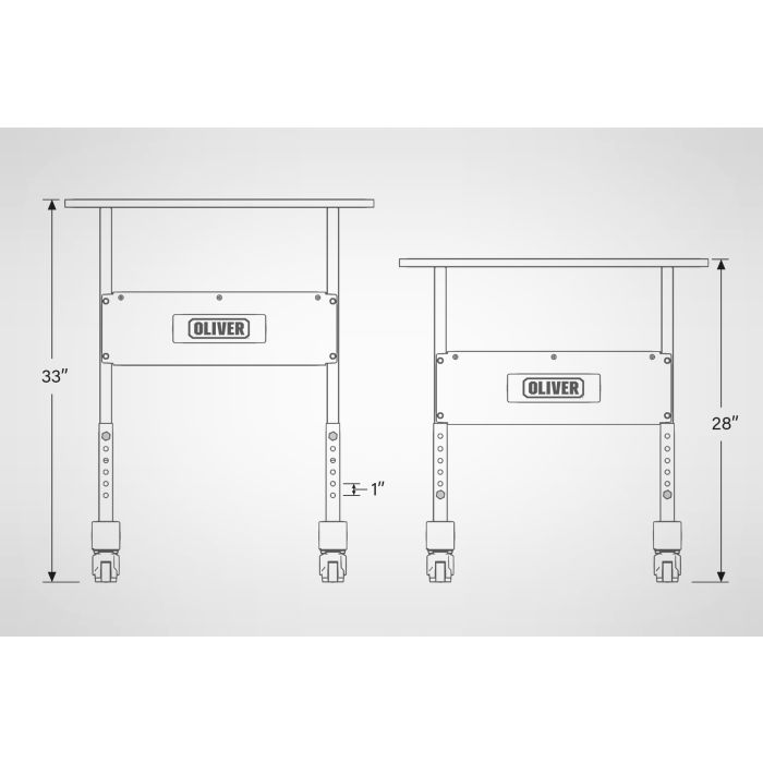 Oliver Machinery Universal Adjustable Benchtop Stand