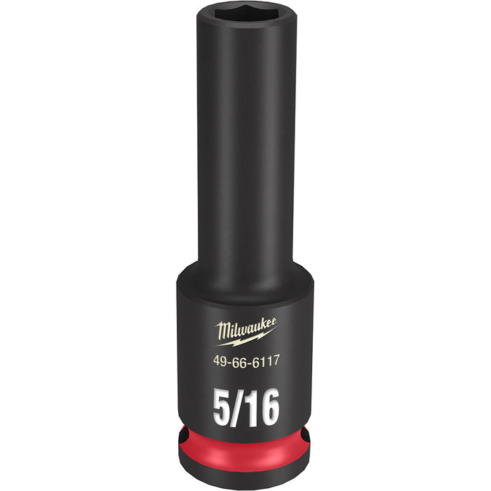 MILWAUKEE SHOCKWAVE Impact Duty 3/8" Drive 5/16" Dado de 6 puntos de profundidad