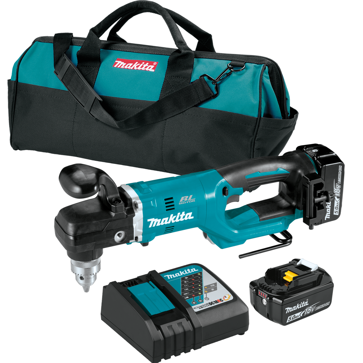 MAKITA 18V LXT® 1/2" Right Angle Drill Kit — The Power Tool Store