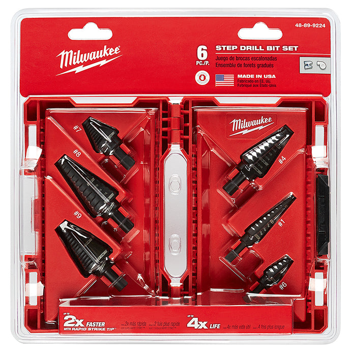 MILWAUKEE 6 PC. Step Drill Bit Set Q4