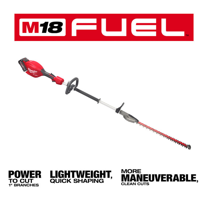 MILWAUKEE M18 FUEL™ Short Pole Hedge Trimmer Kit