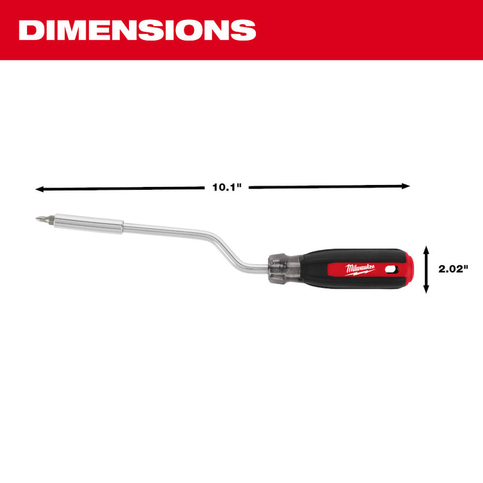 MILWAUKEE 2-IN-1 Rotating Multi-Bit Screwdriver