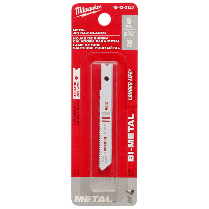 Milwaukee Tools 2 3/4" Jig Saw Blade 48-42-2120