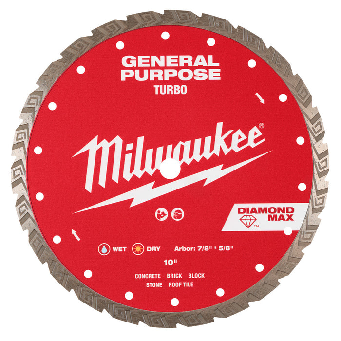MILWAUKEE DIAMOND MAX™ Turbo General Purpose Blades