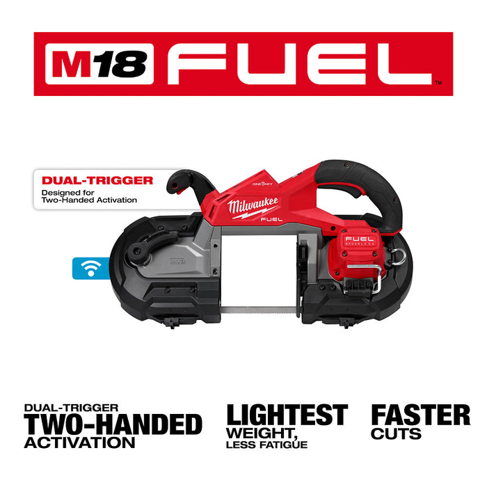 MILWAUKEE M18 FUEL Deep Cut Dual Trigger Band Saw (Tool Only)