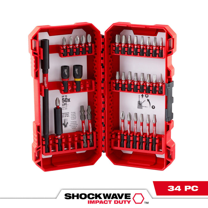 MILWAUKEE 34 PC. SHOCKWAVE IMPACT DUTY™ Driver Bit Set
