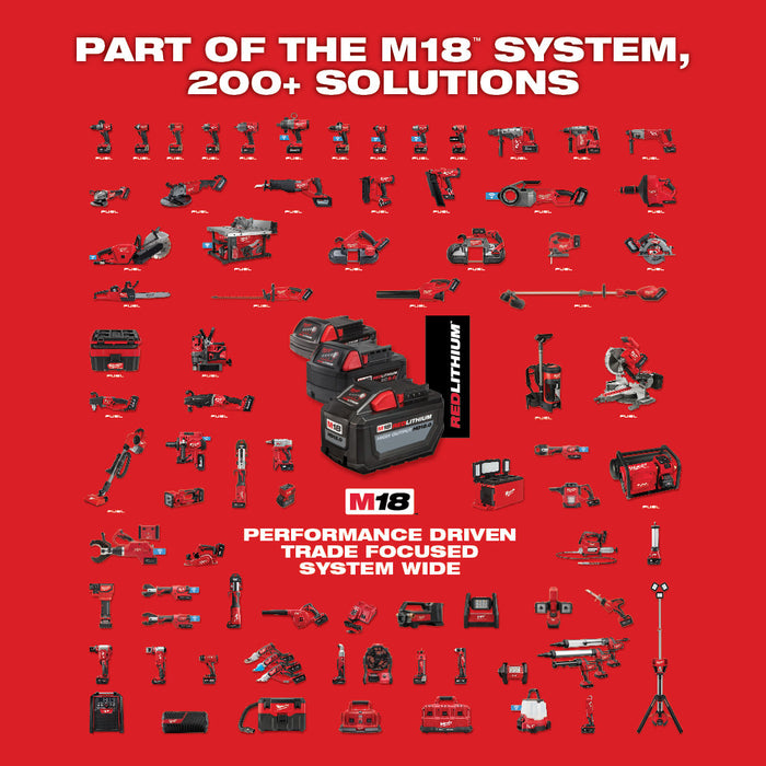 Milwaukee M18 FUEL 12 Gallon Dual-Battery Wet/Dry Vacuum Kit 0930-22HD
