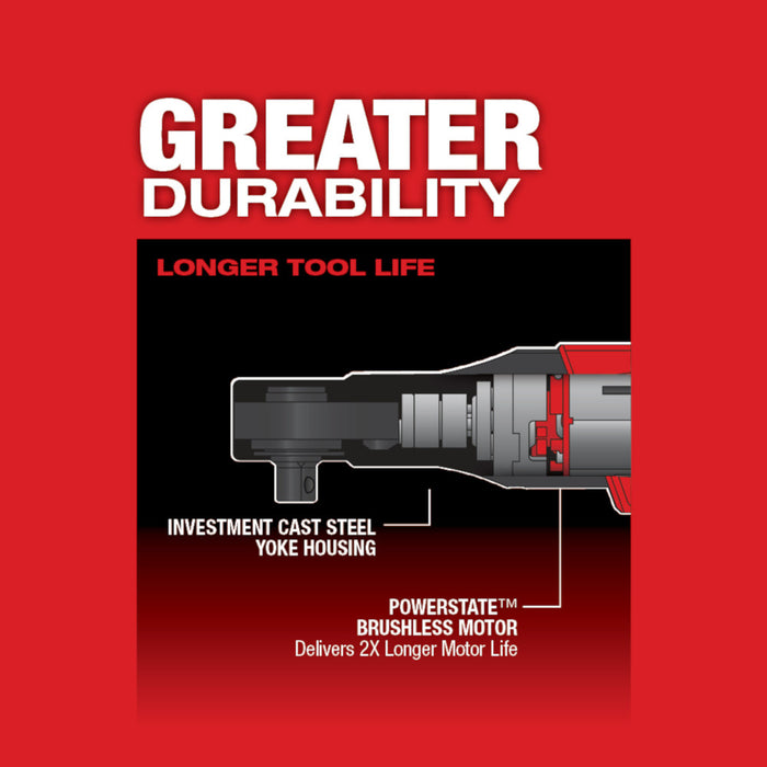 Trinquete MILWAUKEE M12™ FUEL™ de 3/8" (solo herramienta)