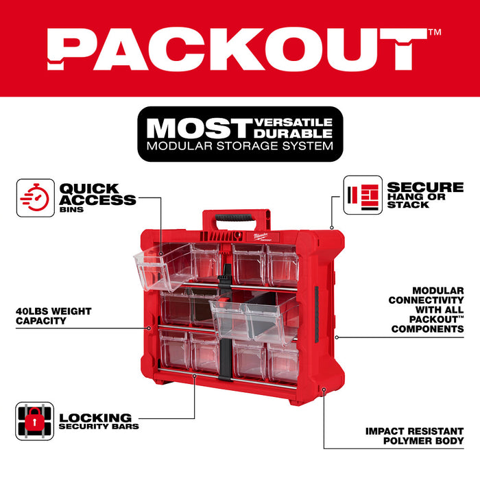 MILWAUKEE PACKOUT™ Tilt Bin Organizer