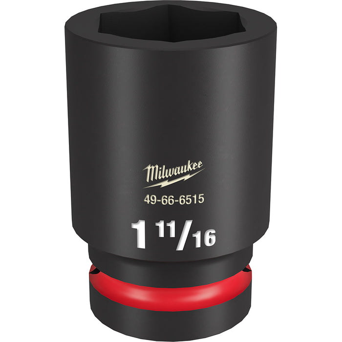MILWAUKEE SHOCKWAVE Impact Duty 1" Drive 1-11/16" Standard 6 Point Socket