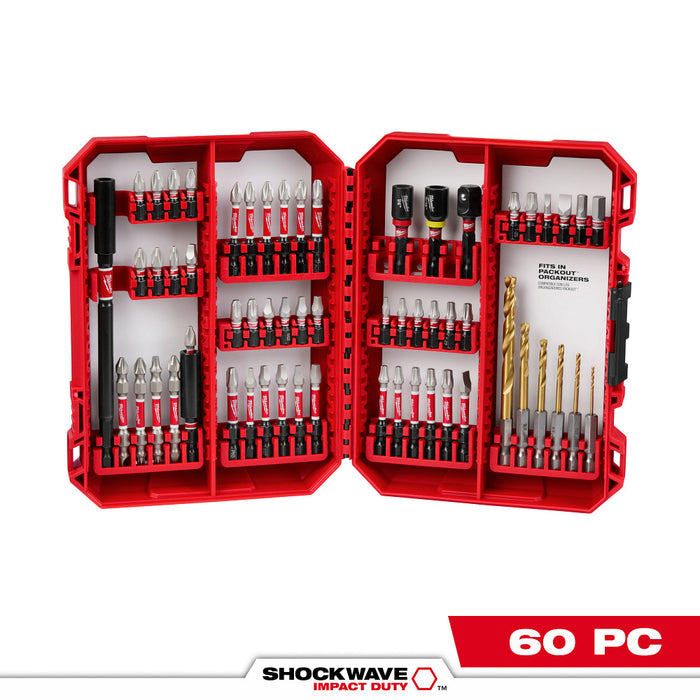 MILWAUKEE 60 PC. SHOCKWAVE IMPACT DUTY™ Drill & Drive Set
