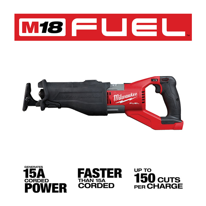 MILWAUKEE M18 FUEL SUPER SAWZALL Reciprocating Saw (Tool Only)